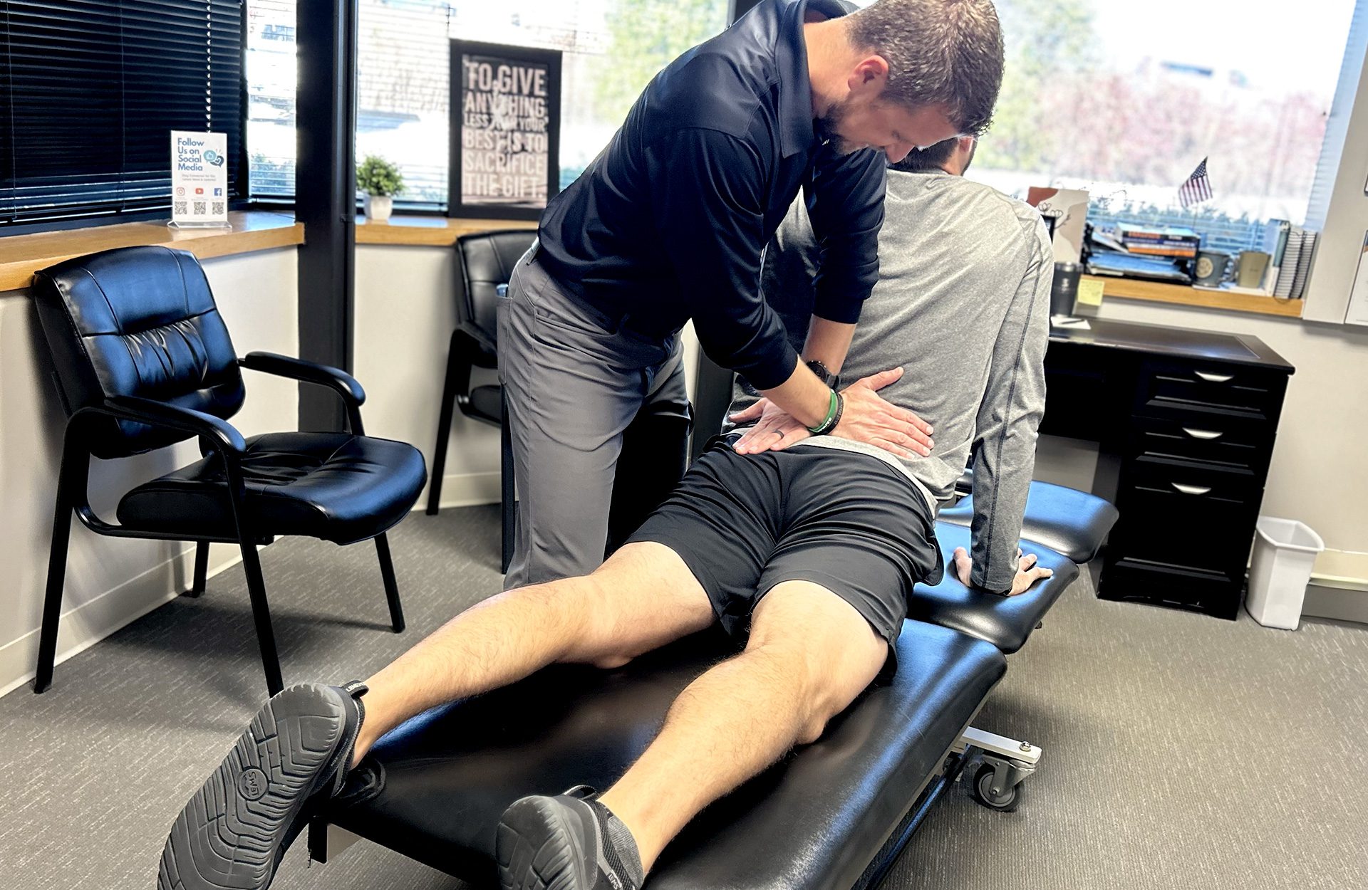 McKenzie method on low back